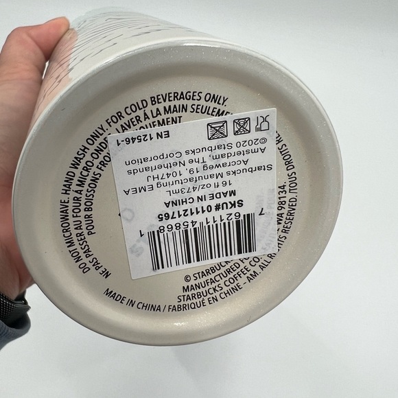 New Starbucks Europe 50th Anniversary Green Siren Limited 16oz Cup Stainless - Picture 5 of 5